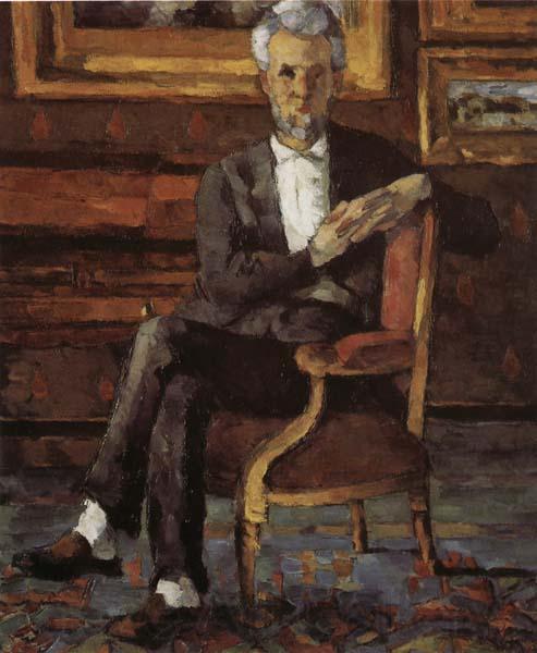 Paul Cezanne Portrait of Victor Chocquet Norge oil painting art